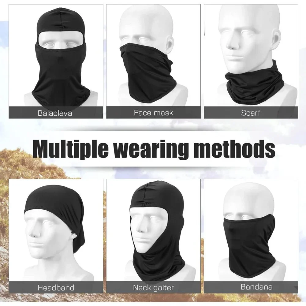 Balaclava Face Mask 30PCS Polyester UV Protective Cooling Full Cover Outdoor